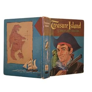 Whitman Classics Treasure Island 1955 hardback Robert Louis Stevenson